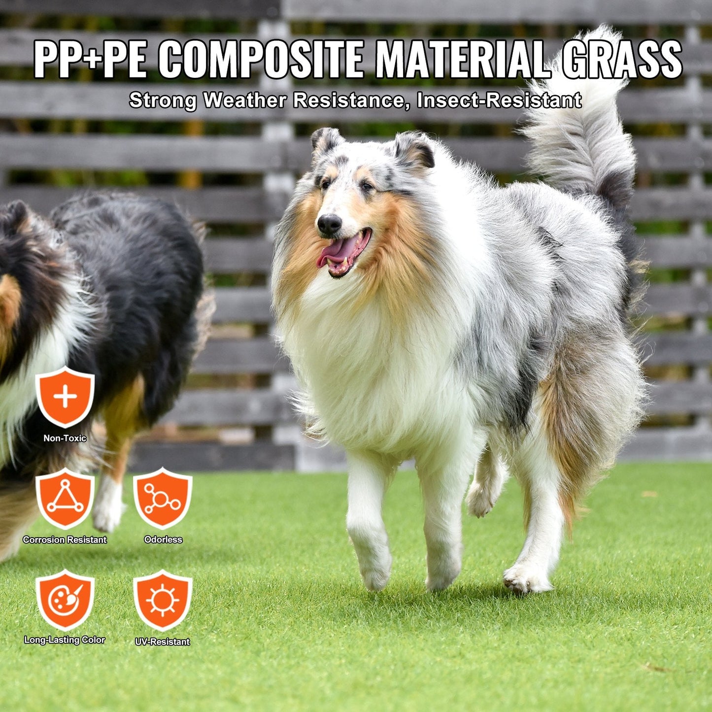 Artificial Grass Mat, 1.5 x 0.9m, 35mm Lawn Rug for Outdoor & Indoor Use