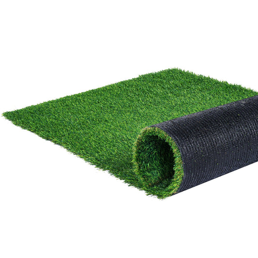 VEVOR Artifical Grass, 3 x 5 ft Rug Green Turf, 1.38" Fake Door Mat Outdoor Patio