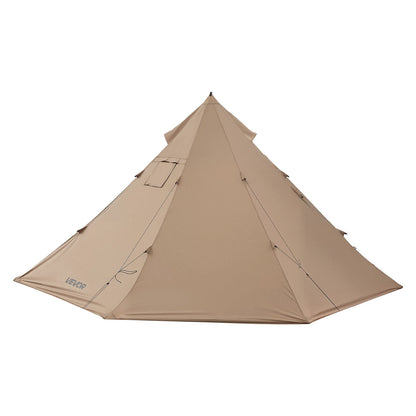 Hot Tent for 4 Persons, Camping Tipi Hot Tents with Stove Jack & Inner Tent, Portable Winter Camping Tents with Snow Skirt, Easy Setup, Waterproof 4 Season Shelter Tents for Fishing Backpacking