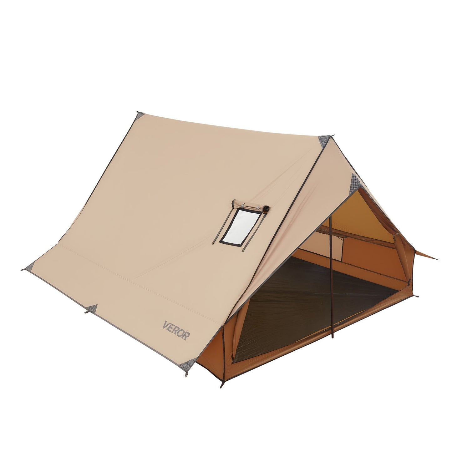 Camping Hot Tent, 2 Persons Cabin Tent with Stove Jack & Poles, Waterproof Winter Tents Shelters with Fireproof Ground Mat, Portable 4 Season Tents for Hiking Fishing Hunting Backpacking