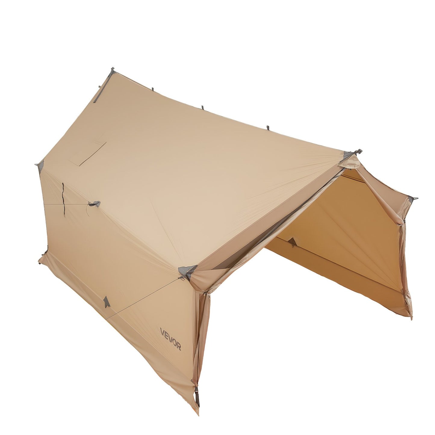Camping Hot Tent, 2 Persons Cabin Hot Tent with Stove Jack, Waterproof Winter Tents Shelters with Vents, Lightweight & Portable 4 Season Tents for Hiking Fishing Hunting Backpacking