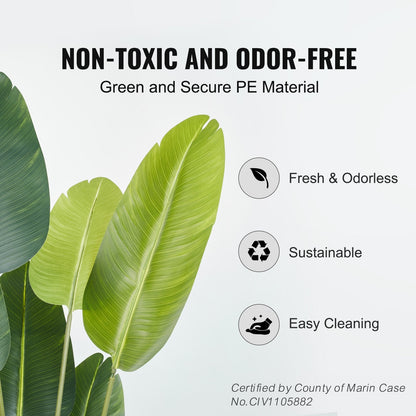 1.5m Tall Artificial Birds of Paradise Tree, Lifelike Faux Plant for Indoor/Outdoor Decor