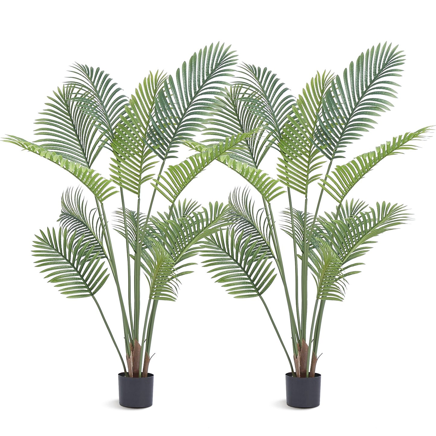 VEVOR Artificial Palm Tree, 1.5m Tall Faux Plant, Secure PE Material & Anti-Tip