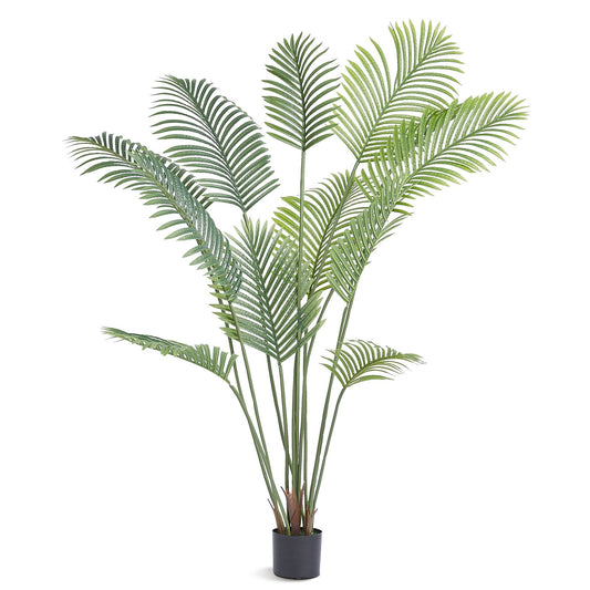 VEVOR Artificial Palm Tree, 1.8mTall Faux Plant, Secure PE Material & Anti-Tip Tilt