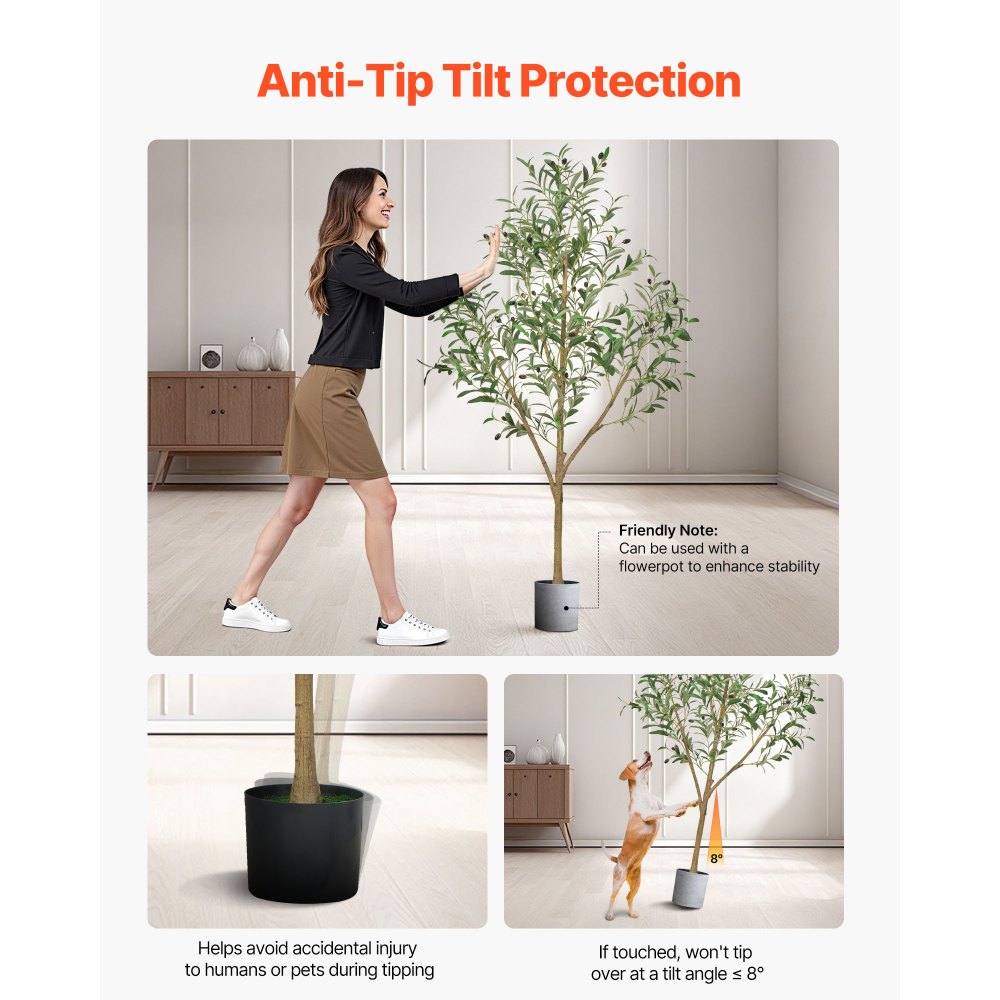 150cm Artificial Olive Tree Tall Fake Plant with Pot for Home Office