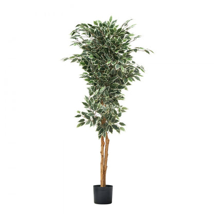 150cm Artificial Ficus Tree Tall Faux Plant with Pot for Indoor Decor