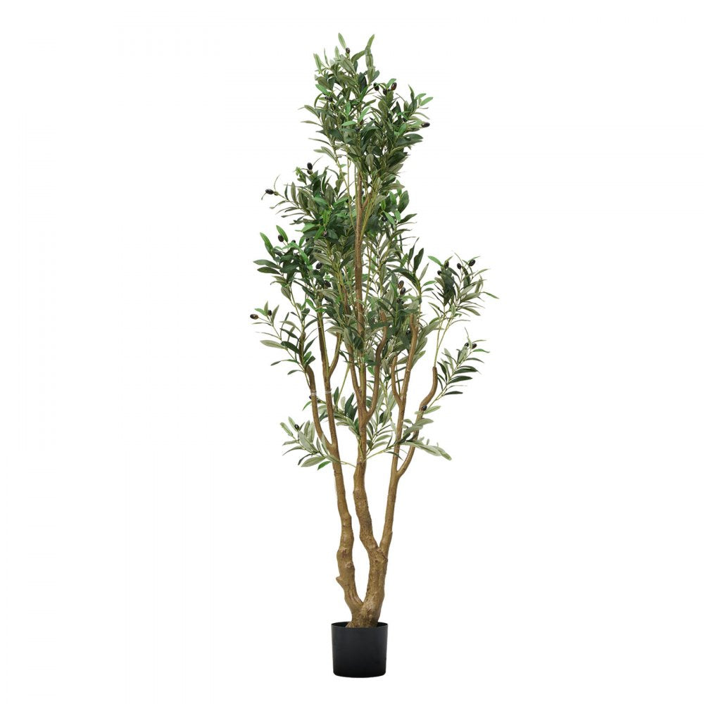 180cm Artificial Olive Tree Tall Fake Plant with Pot for Home Office