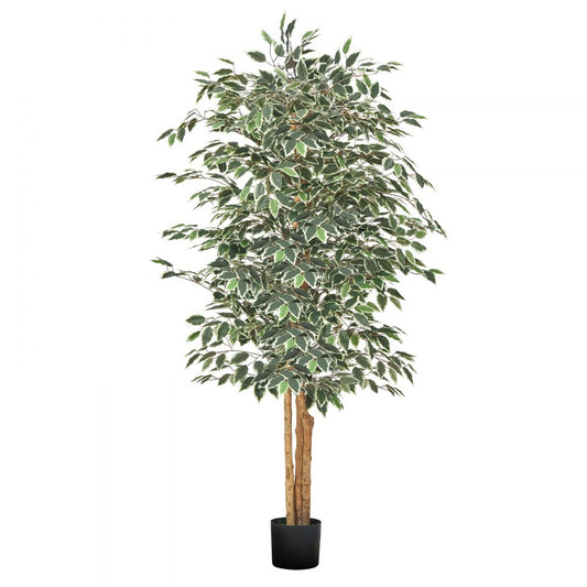 180cm Artificial Ficus Tree Tall Faux Plant with Pot for Indoor Decor