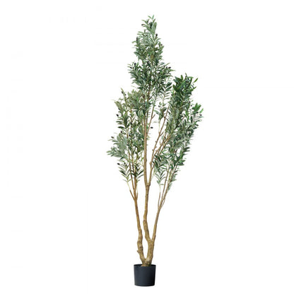240cm Artificial Olive Tree Tall Fake Plant with Pot for Home Office