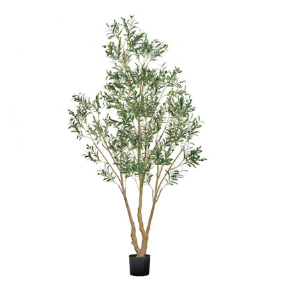 240cm Artificial Olive Tree Tall Fake Plant with Pot for Home Office