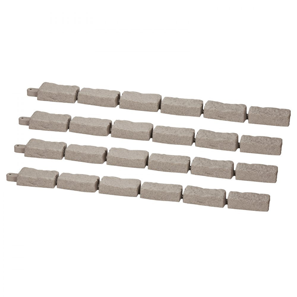 VEVOR Fake Stone Landscape Edging 46.2 x 2.2 in Lawn Edging Fade-Resistant