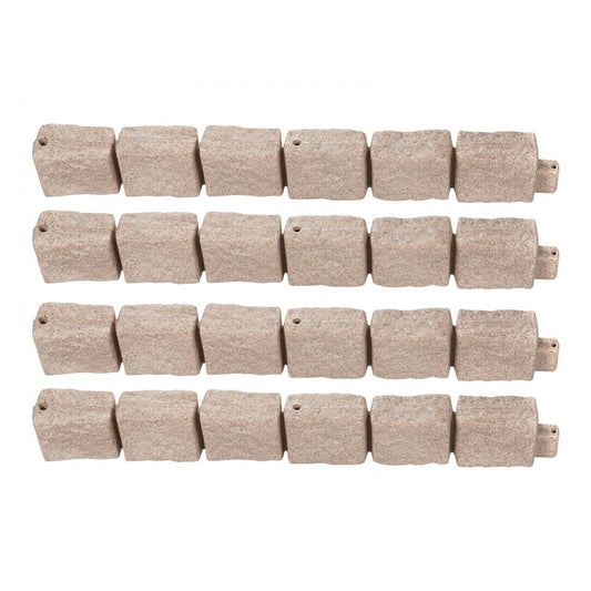 VEVOR Faux Stone Landscape Edging 46.8x3.9 in Lawn Edging Fade-Resistant