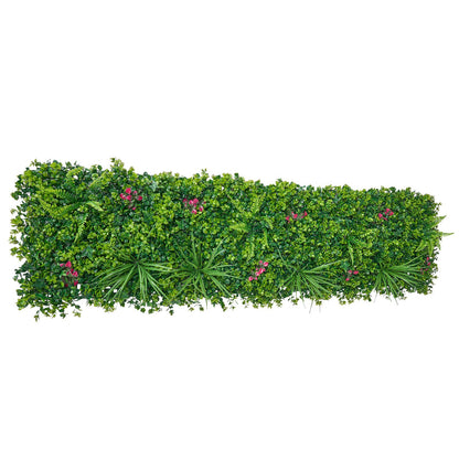 Artificial Plant Wall, 12PCS 50.8 x 50.8 cm Artificial Boxwood Panels, Sun Protection Greenery Backdrop Privacy Hedge Fence, Fake Grass Wall Screen for Wedding, Indoor, Outdoor Garden, Backyard
