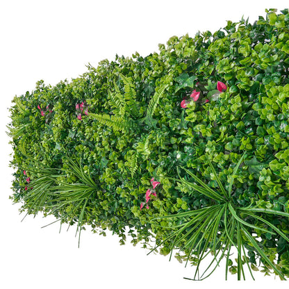 Artificial Plant Wall, 12PCS 50.8 x 50.8 cm Artificial Boxwood Panels, Sun Protection Greenery Backdrop Privacy Hedge Fence, Fake Grass Wall Screen for Wedding, Indoor, Outdoor Garden, Backyard