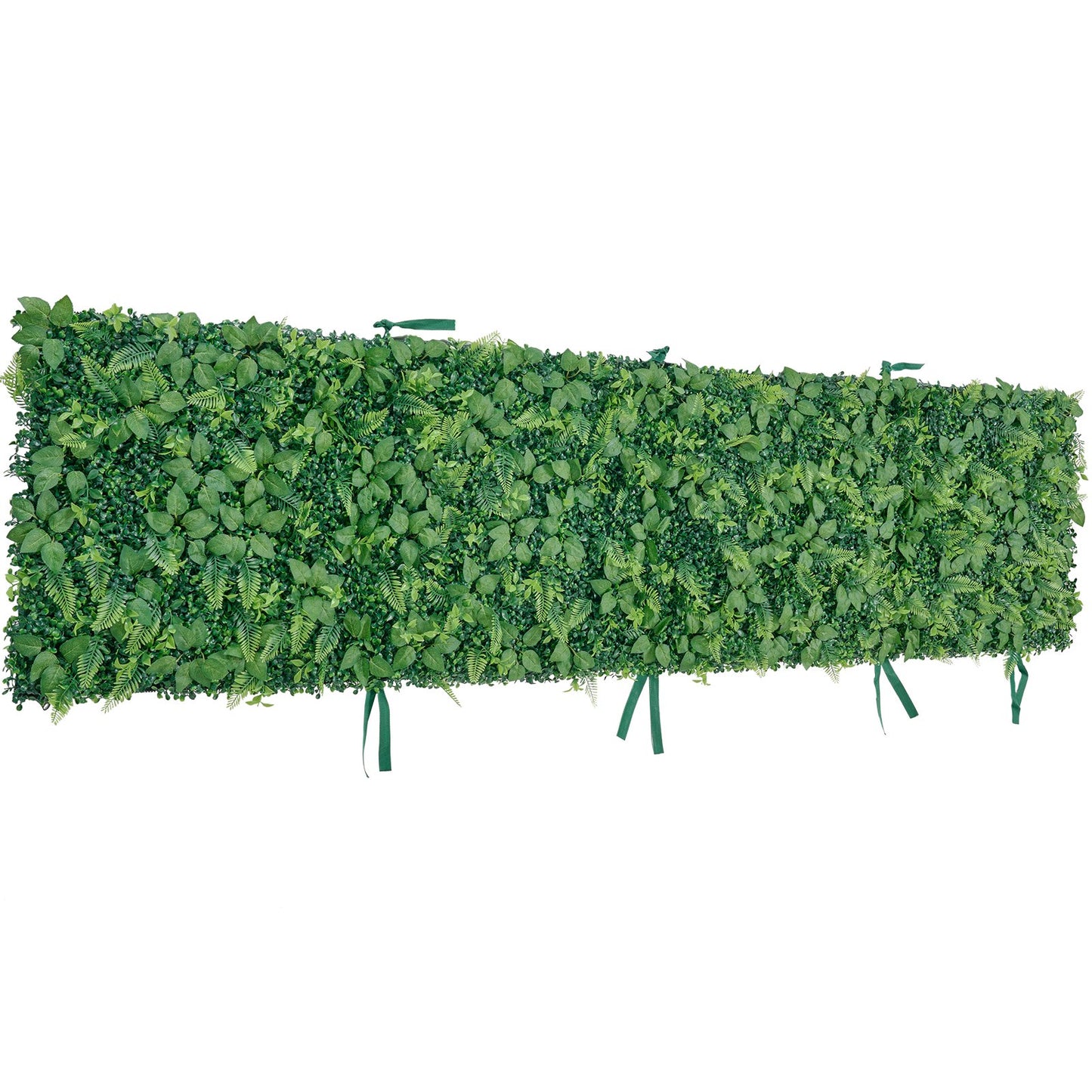 Artificial Plant Wall, 4 PCS 61 x 243.8 cm Artificial Boxwood Panels, Sun Protection Greenery Backdrop Privacy Hedge Fence, Fake Grass Screen for Wedding, Indoor, Outdoor Garden, Backyard