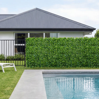 Artificial Plant Wall, 12PCS 50.8 x 50.8 cm Artificial Boxwood Panels, Sun Protection Greenery Backdrop Privacy Hedge Fence, Fake Grass Screen for Wedding, Indoor, Outdoor Garden, Backyard