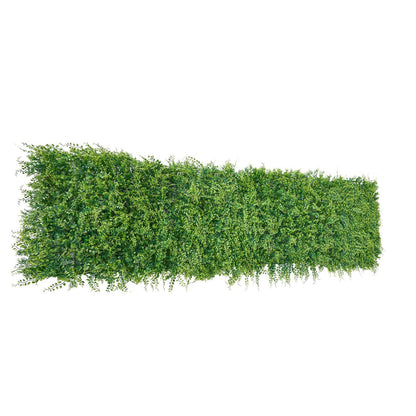 Artificial Plant Wall, 12PCS 50.8 x 50.8 cm Artificial Boxwood Panels, Sun Protection Greenery Backdrop Privacy Hedge Fence, Fake Grass Screen for Wedding, Indoor, Outdoor Garden, Backyard