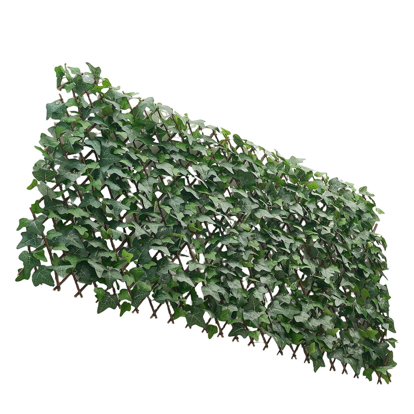 Expandable Fence Privacy Screen, 63.5 x 320 cm Expand Artificial Plant Wall, Realistic Artificial Ivy Panel with 50 Zip Ties, Decorative Faux Greenery Backdrop Hedges for Balcony Patio Outdoor