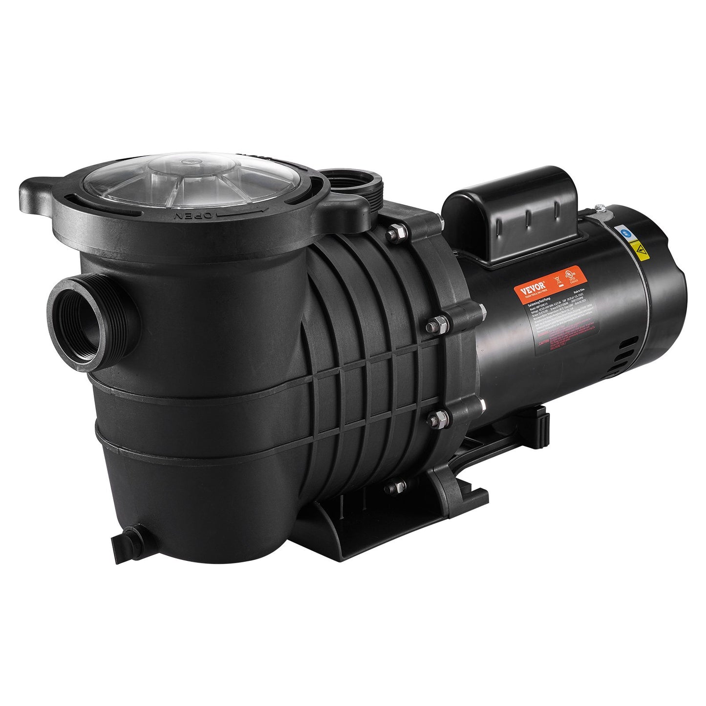 Pool Pump 2.0HP 230V, Variable Dual Speed Pumps 1500W, 5520 GPH Max Flow, Powerful Self-priming Swimming Pool Motor for Above Ground Pool, with Strainer Filter Basket, ETL Certification