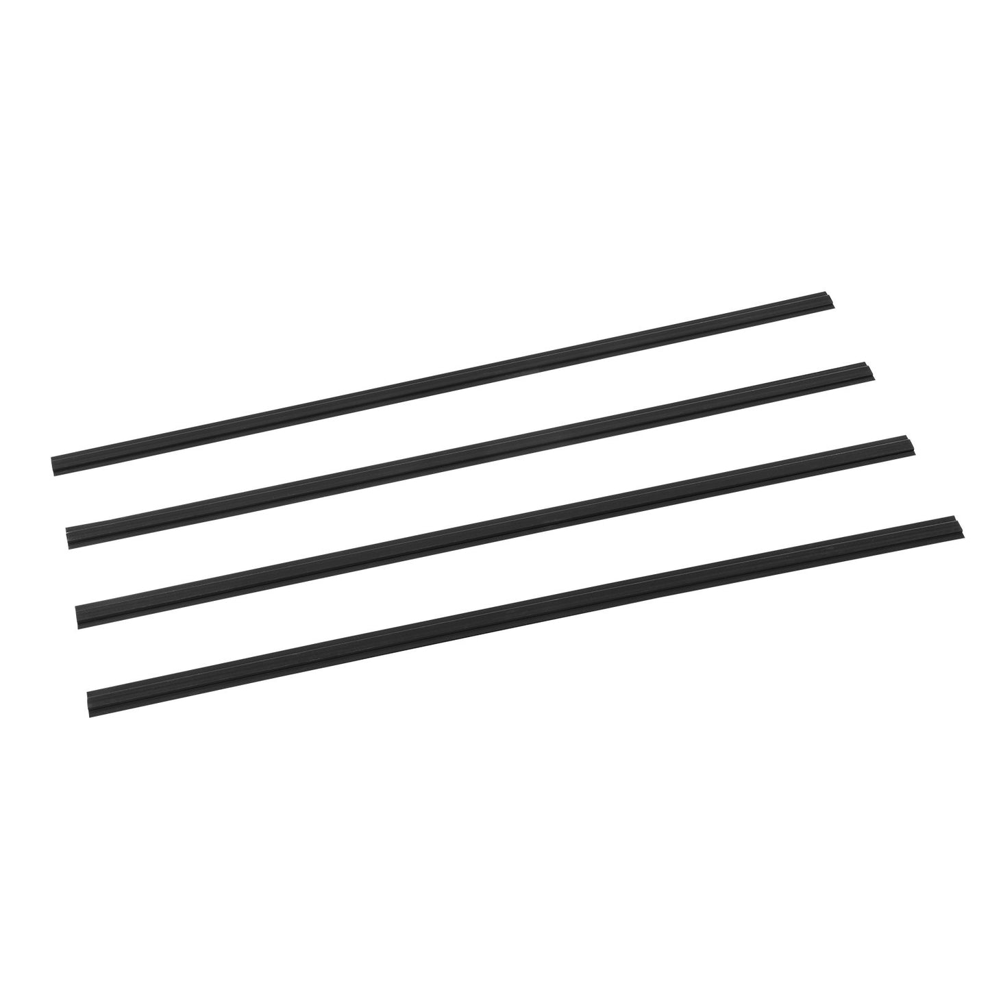 Bottom Locking Privacy Slats, Double-Wall Vertical Bottom-Locking Slats with Wings for Chain-Link Fence, High-Density HDPE Chain Link Slats Ideally Fit 1.8 m High Fence for Garden Farm(Black)