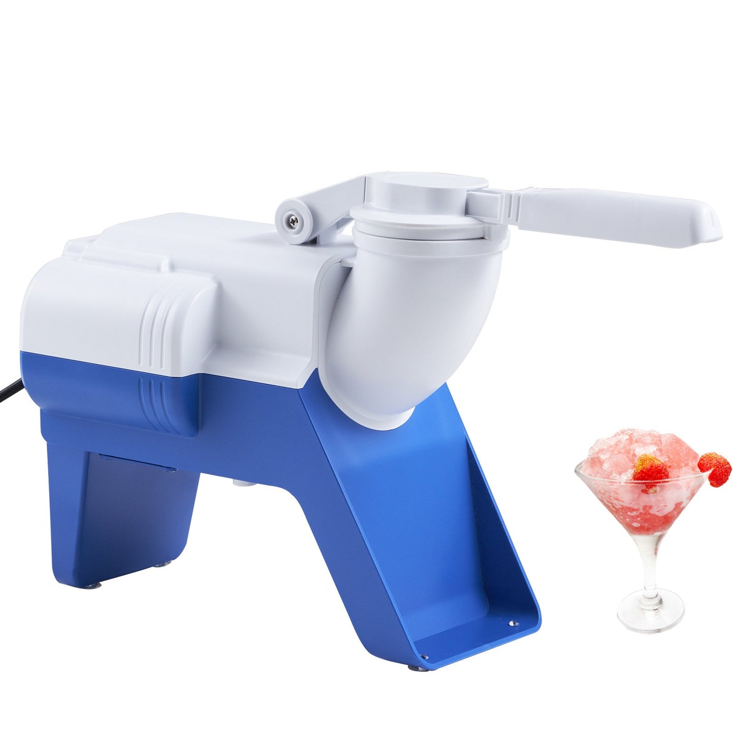 VEVOR Ice Crushers Machine, 176lbs Per Hour Electric Snow Cone Maker with 2 Blades,
