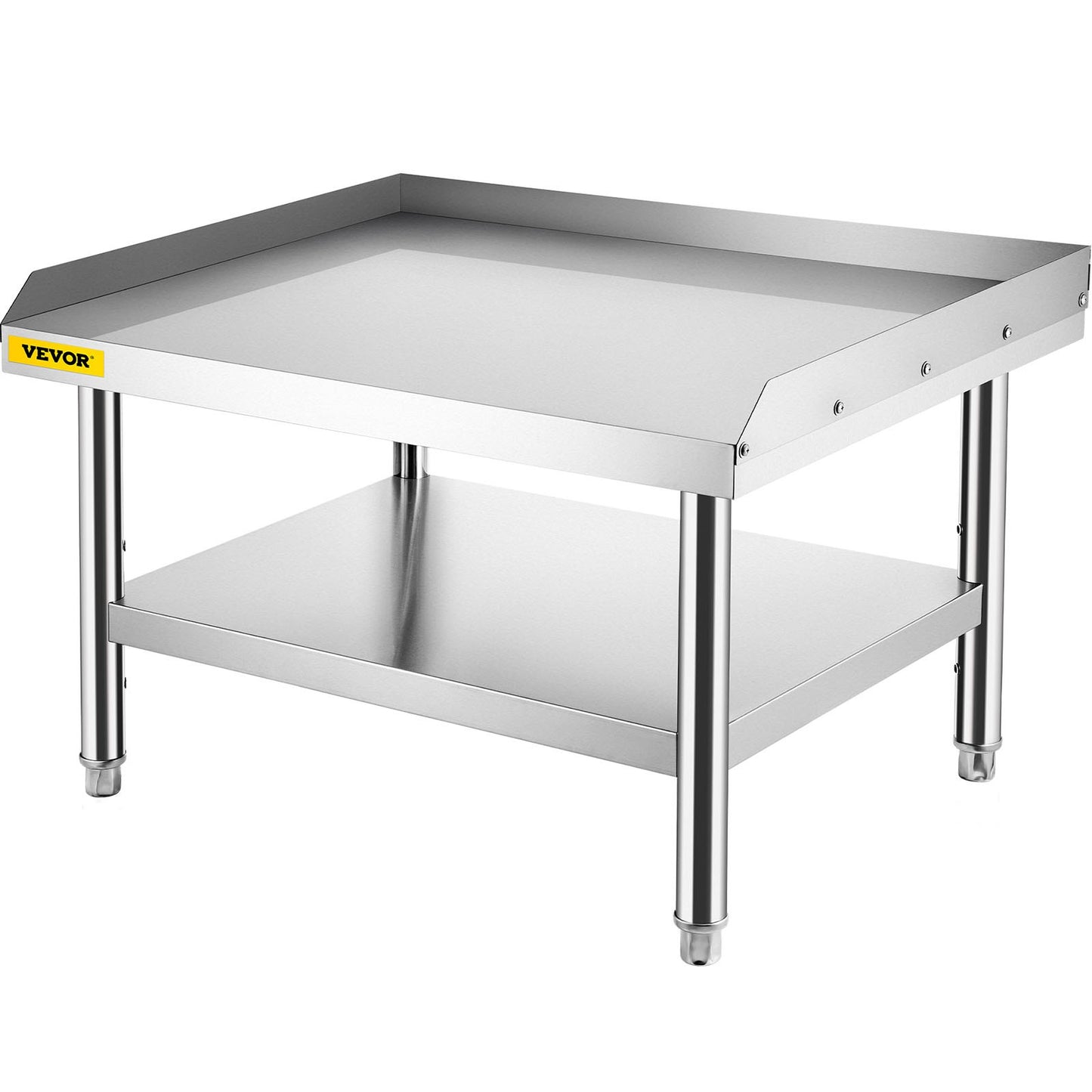VEVOR Stainless Steel Equipment Grill Stand, 36 x 30 x 24 Inches Stainless Table,
