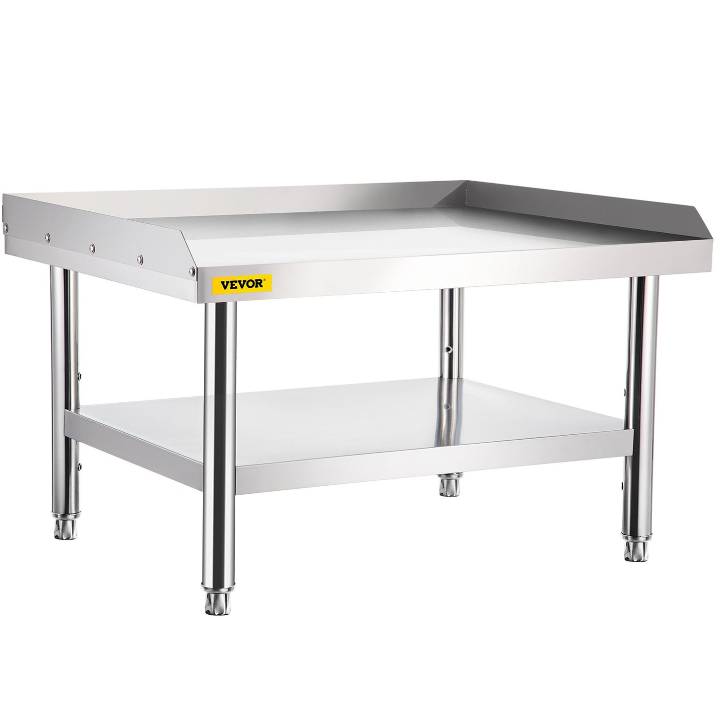 VEVOR Stainless Steel Equipment Grill Stand, 152x76x61 cm Stainless Table, Grill