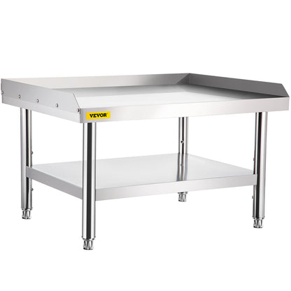 VEVOR Stainless Steel Equipment Grill Stand, 152x76x61 cm Stainless Table, Grill