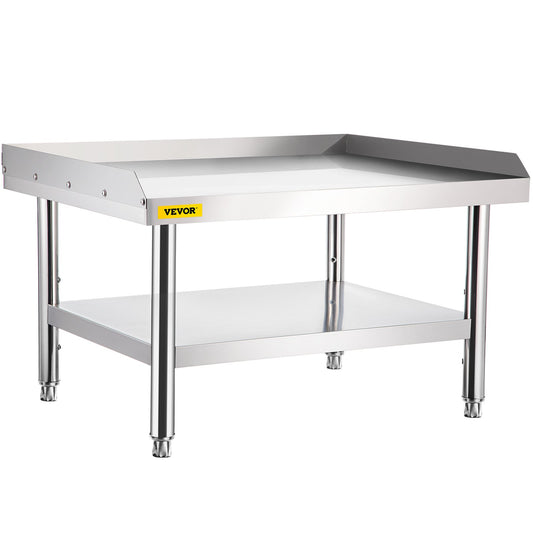 VEVOR Stainless Steel Equipment Grill Stand, 152x76x61 cm Stainless Table, Grill