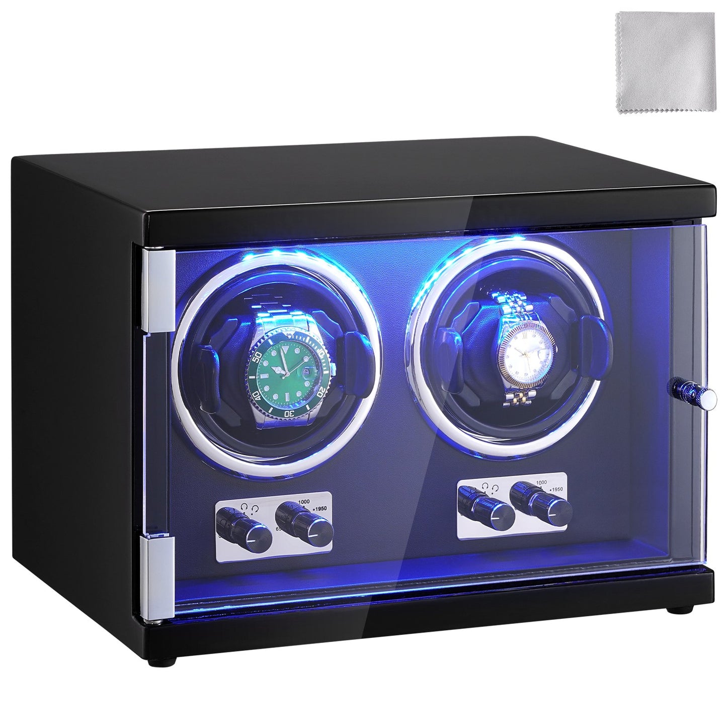 VEVOR Watch Winder, Dual Watch Winder for Men's and Women's Automatic Watch, with