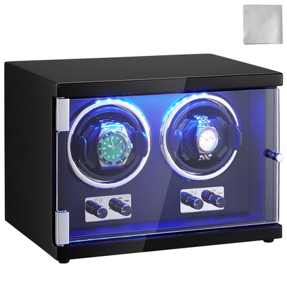 VEVOR Watch Winder, Dual Watch Winder for Men's and Women's Automatic Watch, with