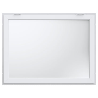 Concession Window for Food Truck, 1220x915 mm Aluminum Alloy Service Window, Up to 85 Degrees Serving Window with 4 Sliding Windows & Awning Door & Drag Hook, for Food Truck Concession Trailer