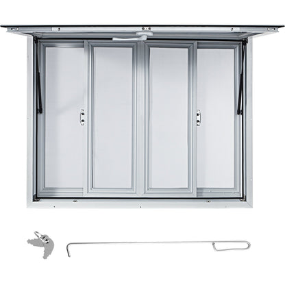 VEVOR Concession Stand Serving Window Food Truck Service Awning 48x36in