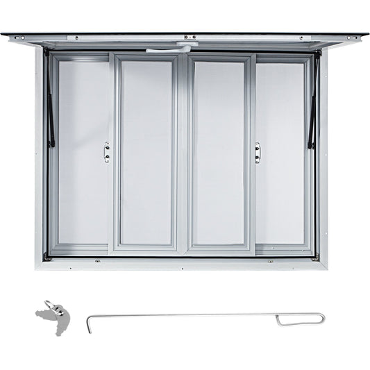 VEVOR Concession Stand Serving Window Food Truck Service Awning 48x36in