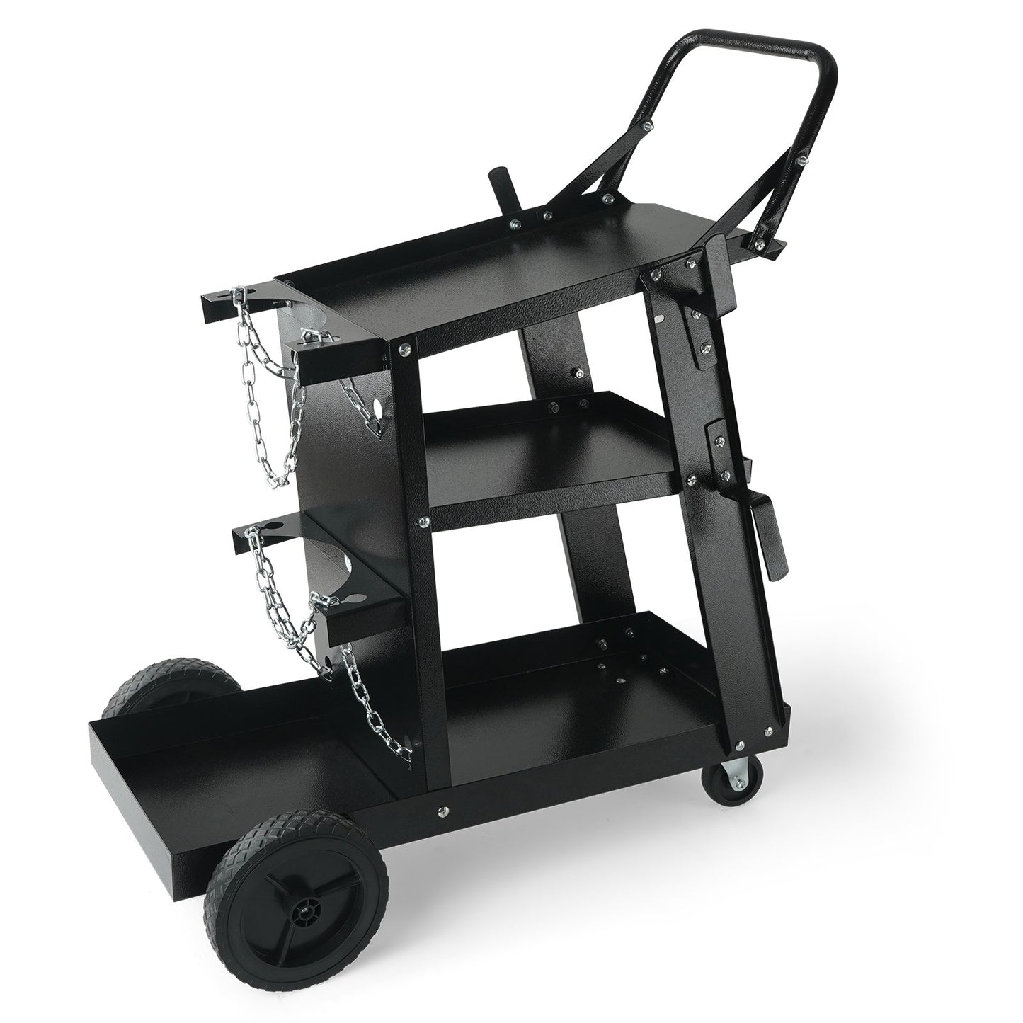 VEVOR Welding Cart, 3-Tier Welder Cart Heavy Duty with 400 Lbs Weight Capacity,