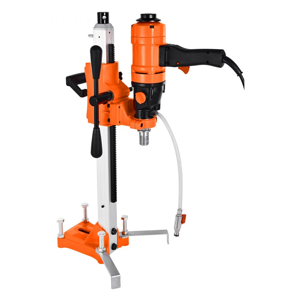 VEVOR Diamond Core Drill Machine Handheld & Stand Concrete Core Drill Rig 200 mm