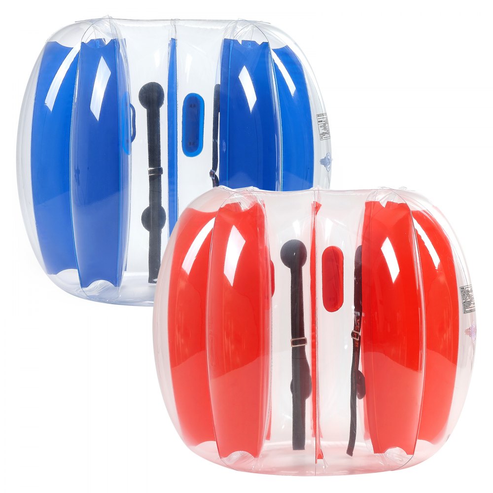 VEVOR 2-Pack 4FT/1.2M Inflatable Bumper Balls PVC Body Sumo Zorb Ball Outdoor