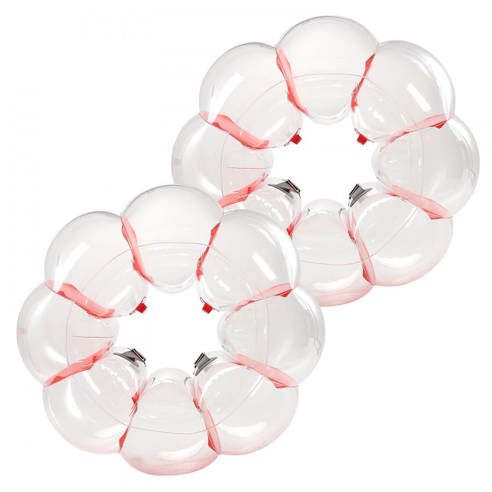 VEVOR 2-Pack 3FT/0.9M Inflatable Bumper Balls PVC Body Sumo Zorb Ball Outdoor