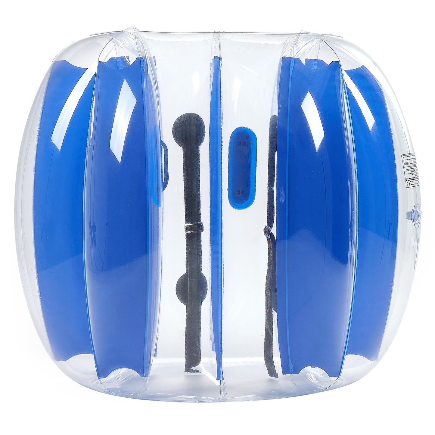 Inflatable Bumper Balls 1-Pack, 4FT/1.2M Body Sumo Zorb Ball, Durable Thick PVC Human Hamster Bubble Knocker for Outdoor Sports Team Gaming Play, Bopper Toy for Garden Yard Park, Blue Stripes