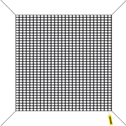 Durable 4.5m x 4.5m Outdoor Playground Climbing Net, 227kg Capacity, Black