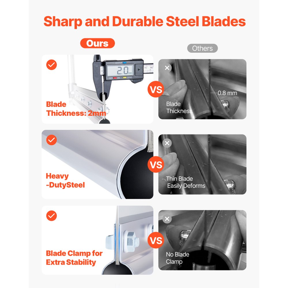 Lake Weed Cutter Pond Aquatic Plant Cutting Tool with 1.57 m Max Cut Width