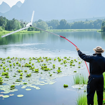 Lake Weed Cutter Pond Aquatic Plant Cutting Tool with 1.57 m Max Cut Width