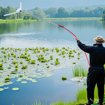 Lake Weed Cutter Pond Aquatic Plant Cutting Tool with 0.94 m Max Cut Width