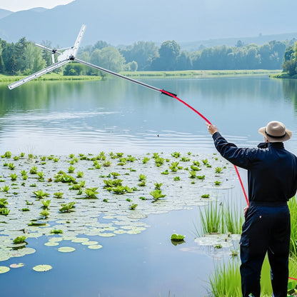 Lake Weed Cutter Pond Aquatic Plant Cutting Tool with 1.21 m Max Cut Width