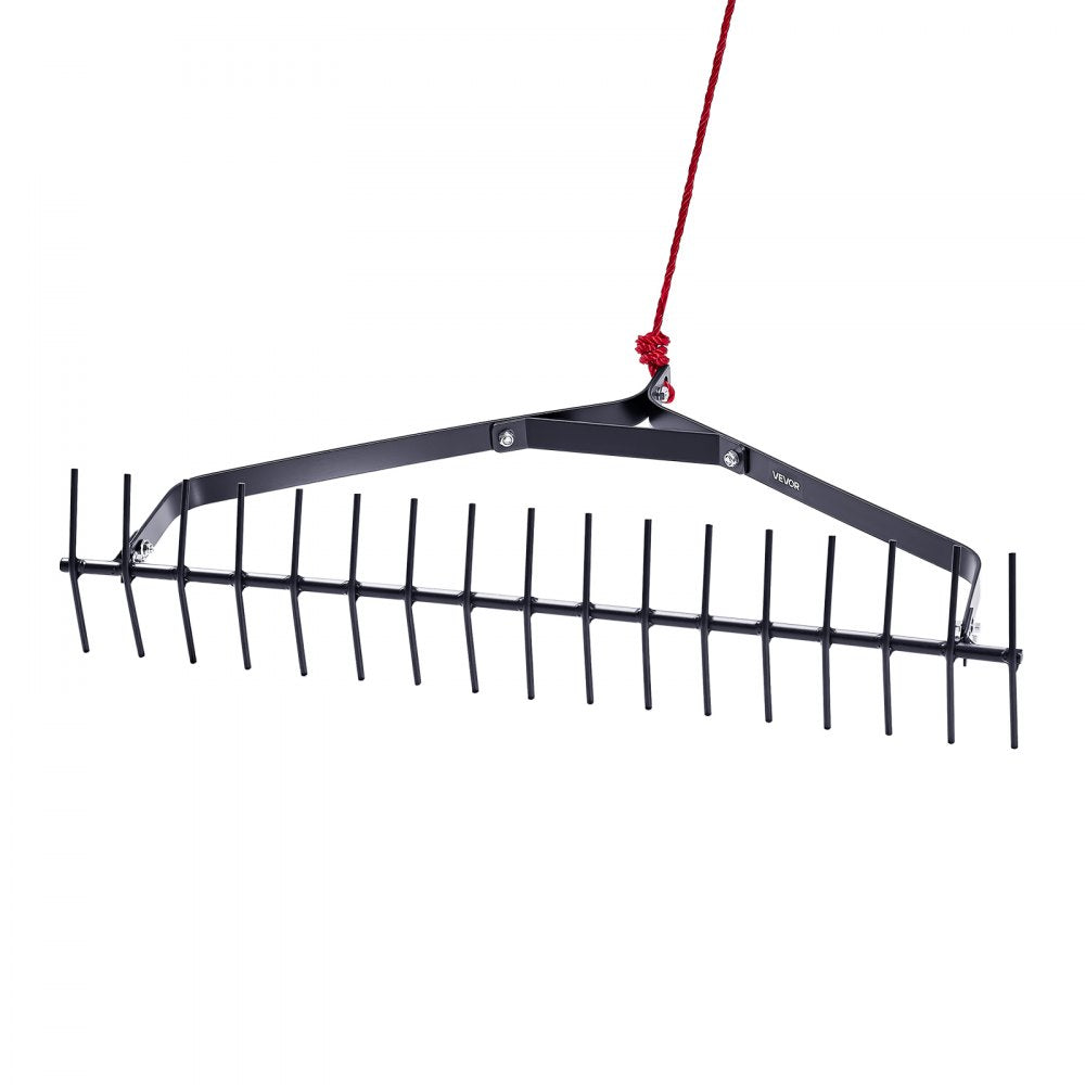 VEVOR 32x6.3 in Pond Aquatic Weed Rake Double-Sided Lake Weed Rake 30ft Rope