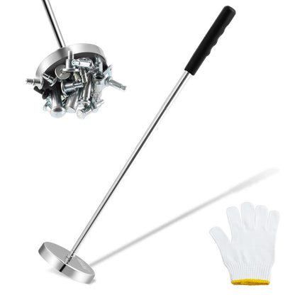 VEVOR Telescoping Magnetic Sweeper Pickup Tool, Handheld Screws Parts Finder with
