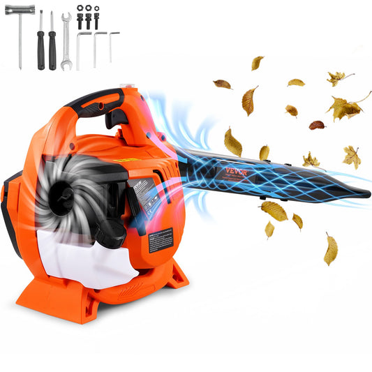 VEVOR Gas Leaf Blower, 26CC 2-Cycle Handheld Leaf Blower with A Fuel Tank, 2-in-1Gas-powered