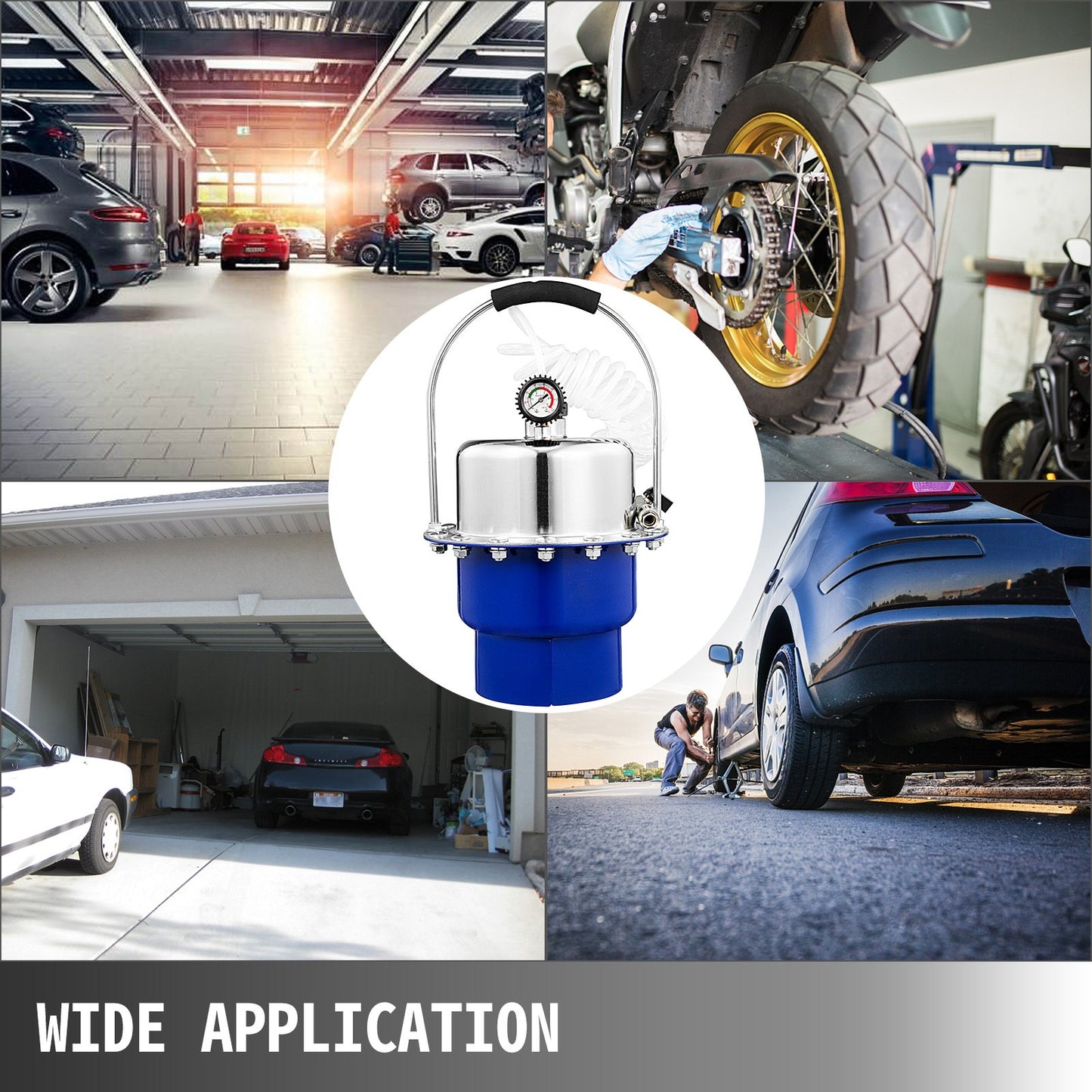 Vevor Pneumatic Air Pressure Bleeder Brake Bleeder and Clutch Bleeder Valve System