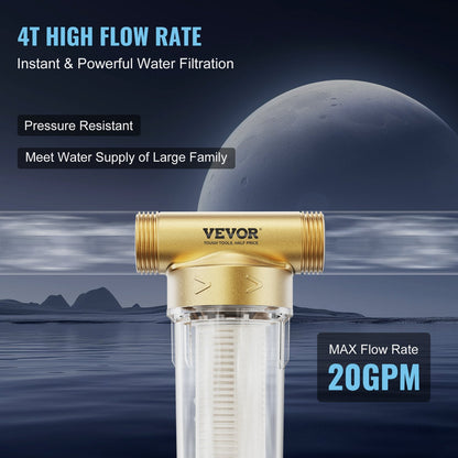 40 Micron Whole House Sediment Filter for Well Water, 0.97m x 0.66m x 1.98m