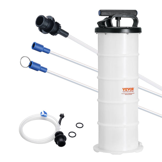 VEVOR Fluid Extractor, 6.5 Liters Capacity, Manual Hand-Operated Oil Changer Vacuum